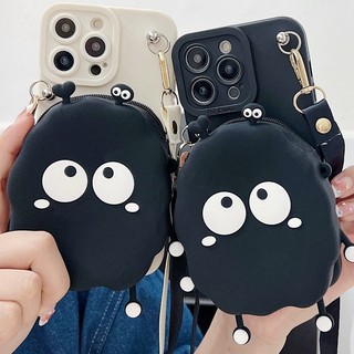 Ốp Điện Thoại Cho Xiaomi Redmi Note 15 14 13 Pro 12S 11S 10S 9S Redmi A7 15C A5 14C 13C A3 A2 A1 12C 10C 9A 9C 9T Thú vị 3D Than Ball Thẻ Gói+Dây treo Silicone