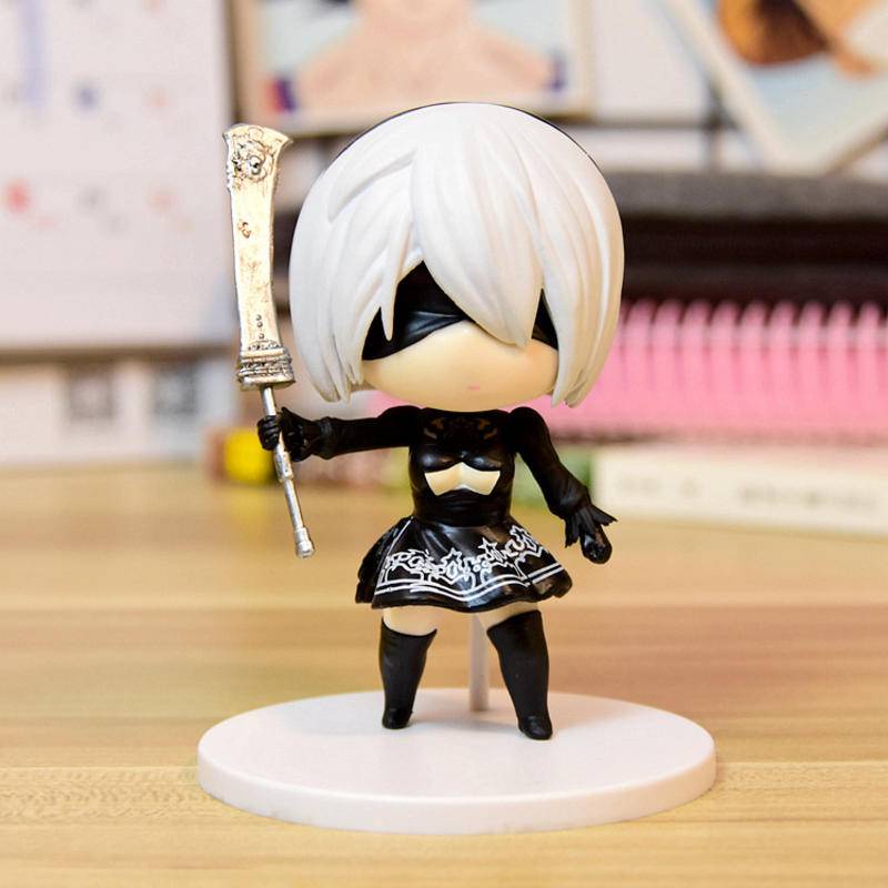 2 Trò Chơi Ký kawaii Trò Chơi nier automata yorha no. Mô Hình Đồ Chơi Nhân Vật Hoạt Hình 2 Loại b 2b