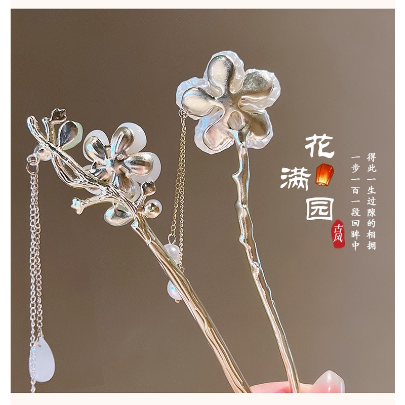 Trâm Cài Tóc Hình Hoa Bướm Phong Cách Trung Hoa Cho Nữ