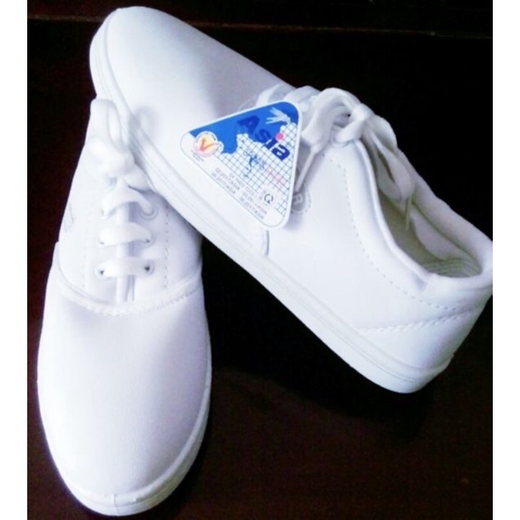 GIÀY ASIA XI NỮ TRẮNG W001STAR - GIÀY XI TRẮNG HỌC SINH - GIÀY GIÁ RẺ - SIZE 35-40