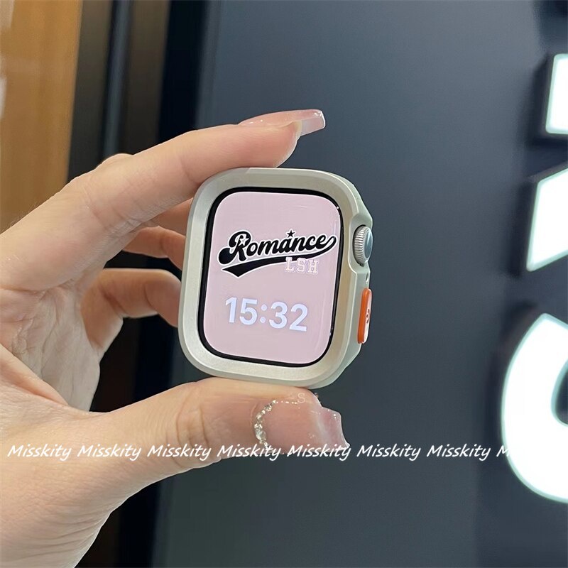 Mềm Ốp Bảo Vệ Bằng tpu Mạ Điện 45mm Dành Cho apple watch se series 8 7 6 5 4 se