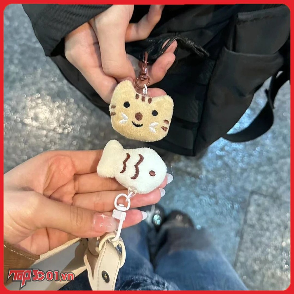 Sang Trọng Búp Bê Móc Khóa Học Mặt Dây Chìa Khóa Xe Ô Tô Mặt Dây Móc Khóa-top3C01