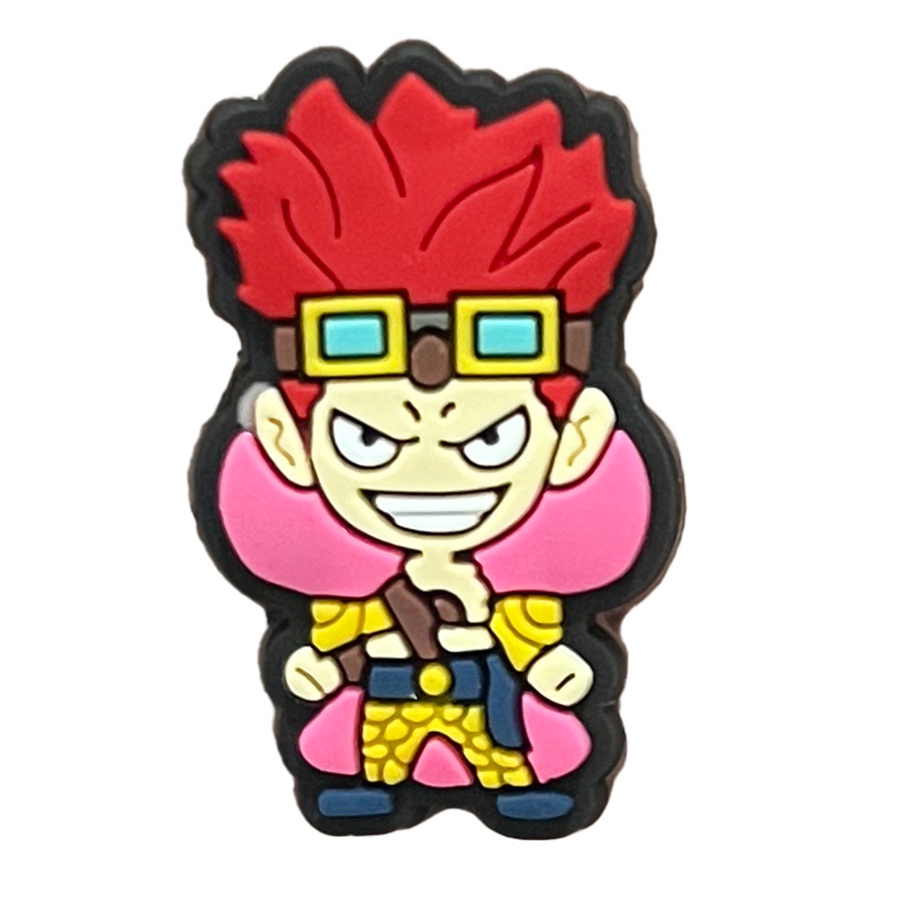 CROCS Phụ Kiện Trang Trí Giày Hình anime Nhật Bản jibbitz sanji zoro Ambiz charm luffy one piece Cho Nam