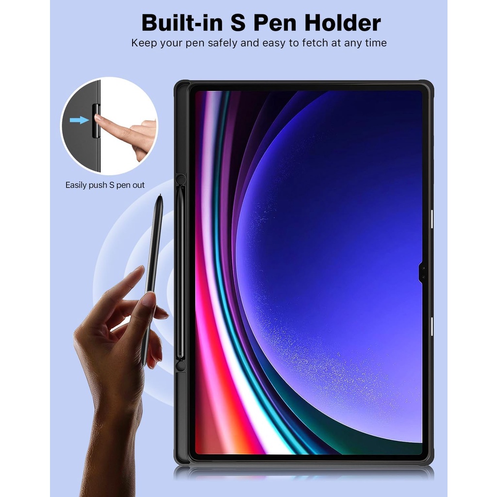 Bao Da Máy Tính Bảng Có Ngăn Đựng Bút Tự Động Thức / Ngủ Cho samsung galaxy tab s9 ultra 2023 sm-P910B / sm-P916B
