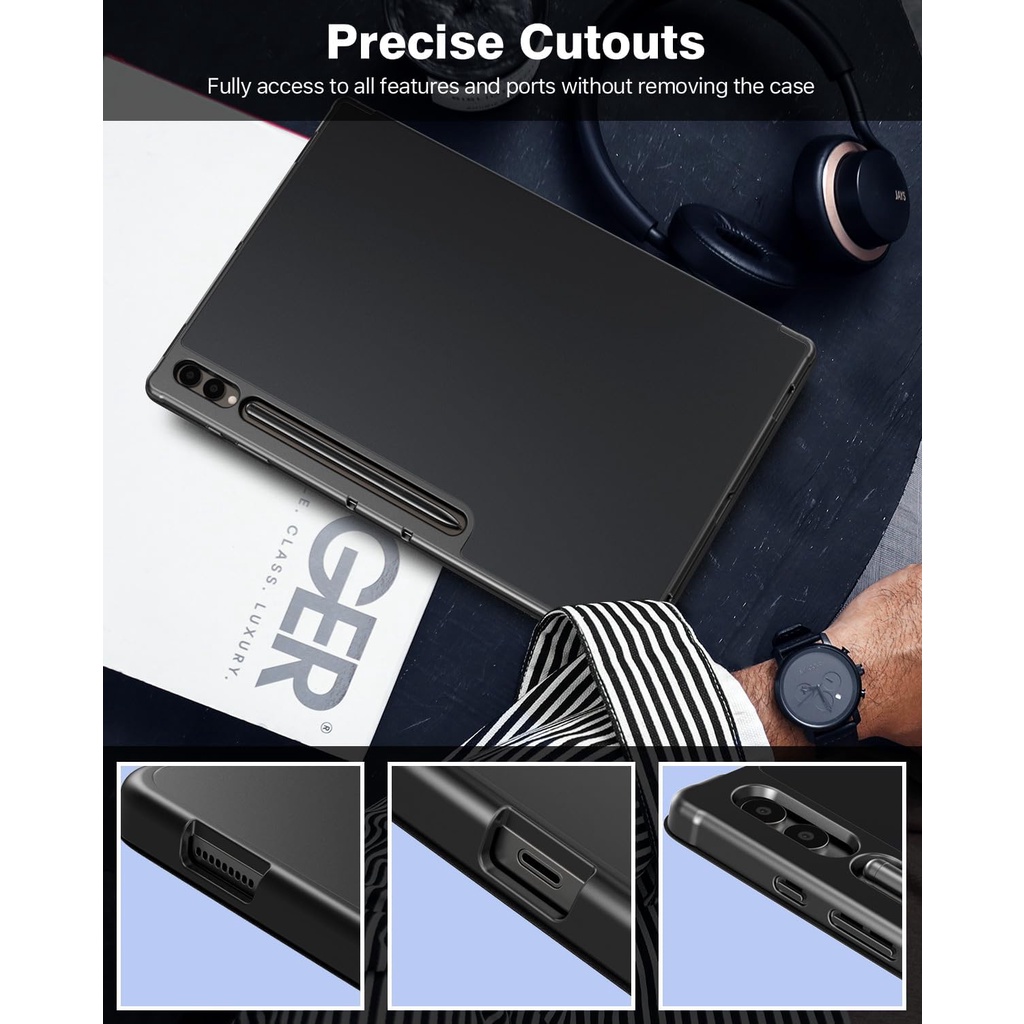 Bao Da Máy Tính Bảng Có Ngăn Đựng Bút Tự Động Thức / Ngủ Cho samsung galaxy tab s9 ultra 2023 sm-P910B / sm-P916B