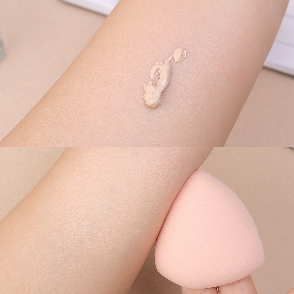 Mút Đánh Phấn Trang Điểm Tông Da Khô / Ướt Đa Năng Bằng Chất Liệu cotton Và Da Nhân Tạo Màu Kẹo