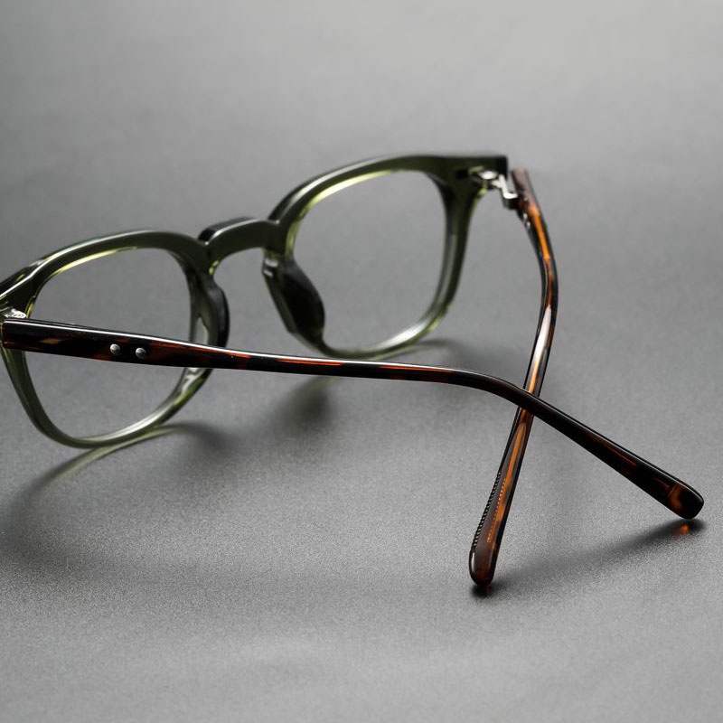 Mắt Kính Gọng Vuông Phong Cách vintage Thời Trang Cho Nam Nữ