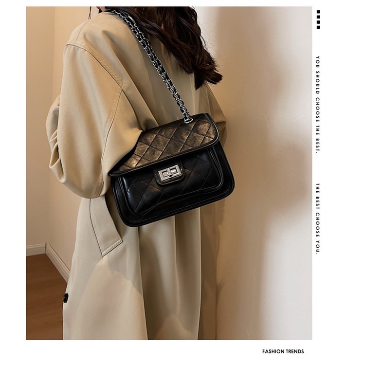 Túi Đeo Chéo Hình Vuông Cỡ Nhỏ Thêu Họa Tiết Thời Trang 2023 Cho Nữ