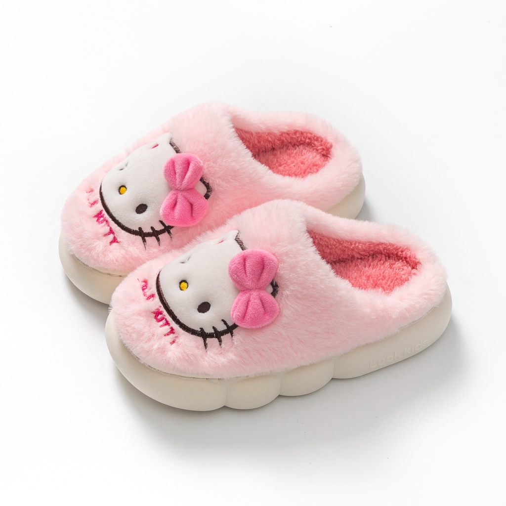 Hellokitty Dép Bông Đi Trong Nhà Chống Trượt Hình hello kitty Xinh Xắn