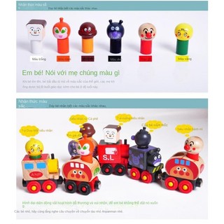 Đồ Chơi Tàu Lửa Nam Châm Bằng Gỗ Cho Bé