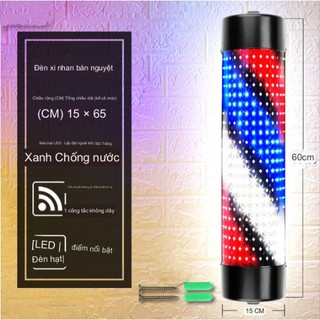 Euro home - đèn led trang trí tiệm hớt tóc barber shop ngoài trời euro pole retro