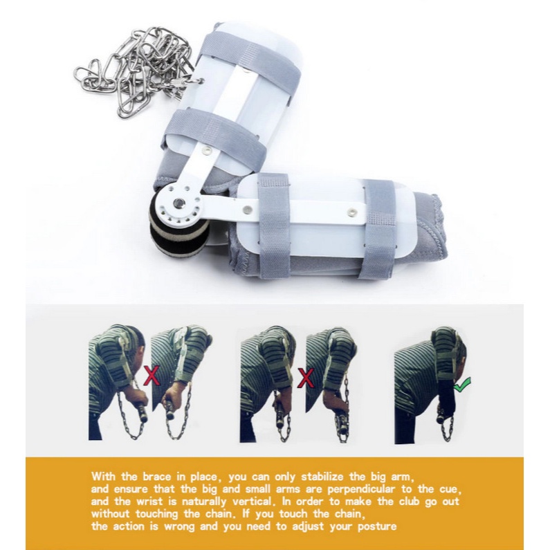 Euro Home - Đào Tạo Kỹ Năng Billiard Corrector Fix, Điều Chỉnh Khủy Tay Đánh Bida Chuyên Dụng