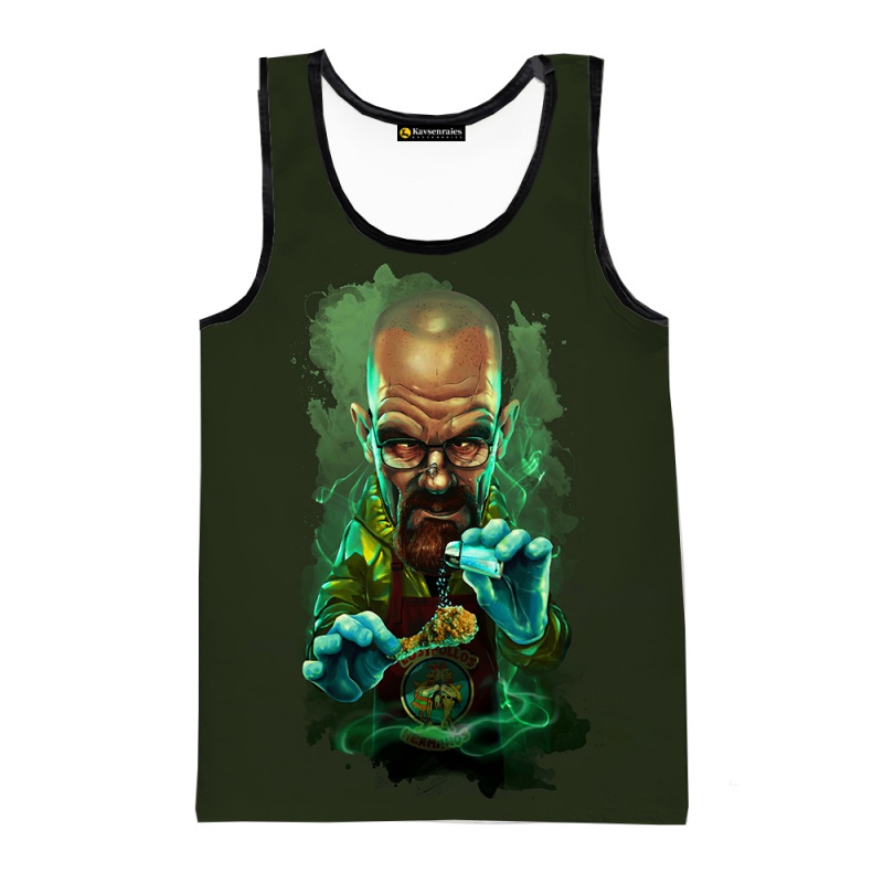 Áo Thun Sát Nách In Hình 3d Phong Cách hip hop Thời Trang Mùa Hè Cho Nam Và Nữ