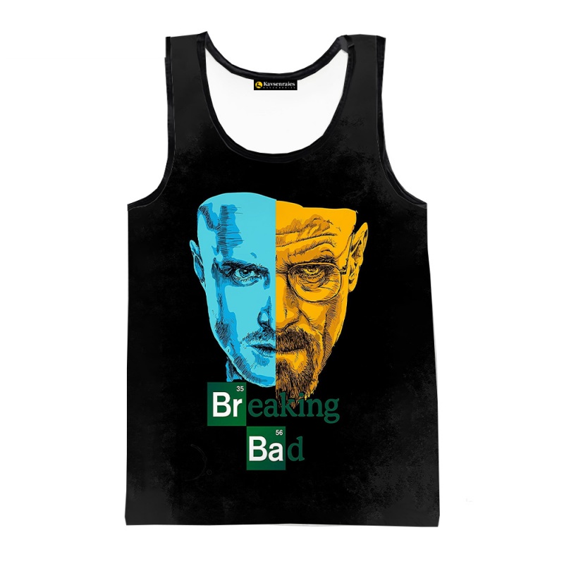 Áo Thun Sát Nách In Hình 3d Phong Cách hip hop Thời Trang Mùa Hè Cho Nam Và Nữ