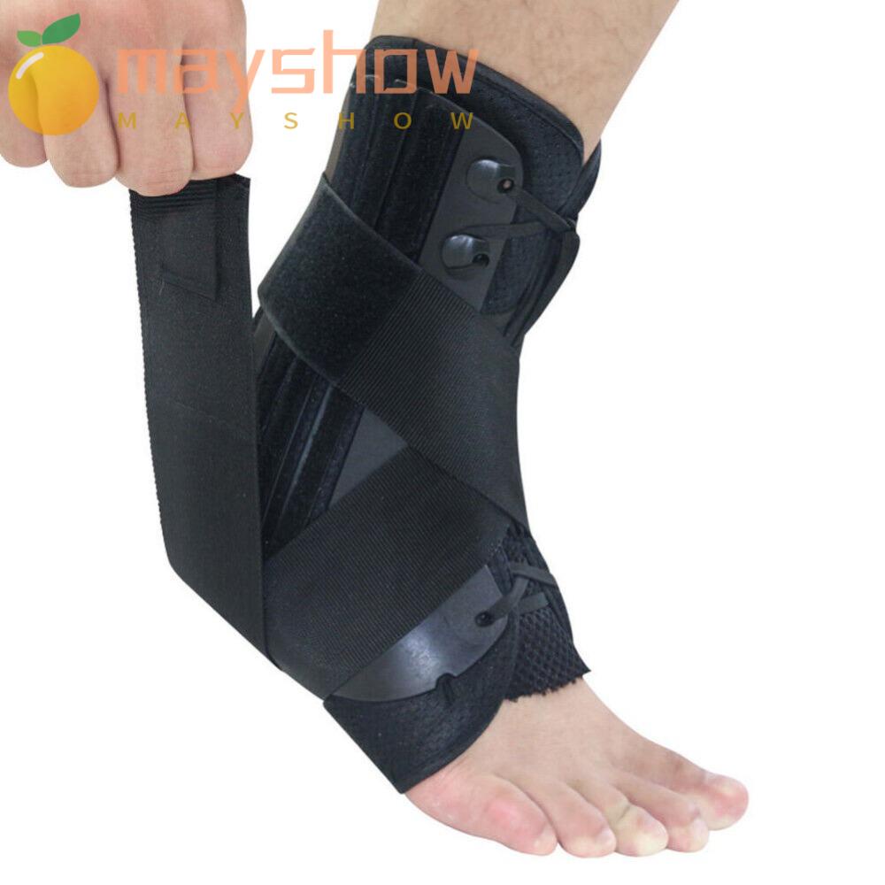 Mayshow Đệm Lót Mắt Cá Chân Thể Thao Cột Dây Co Giãn Thoáng Khí Bảo Vệ Chấn Thương Nhỏ Gọn Được Ổn Định Bong Gân