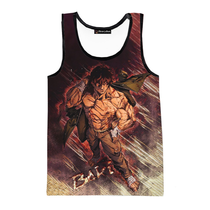 Áo Thun Ba Lỗ In Hình anime 3d Thời Trang Mùa Hè 2023 Phong Cách harajuku Cho Nam