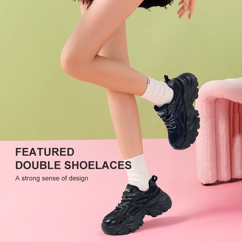 CAMEL SPORTS Giày Thể Thao Đế Dày Phối Lưới Thoáng Khí Thời Trang Cho Nữ