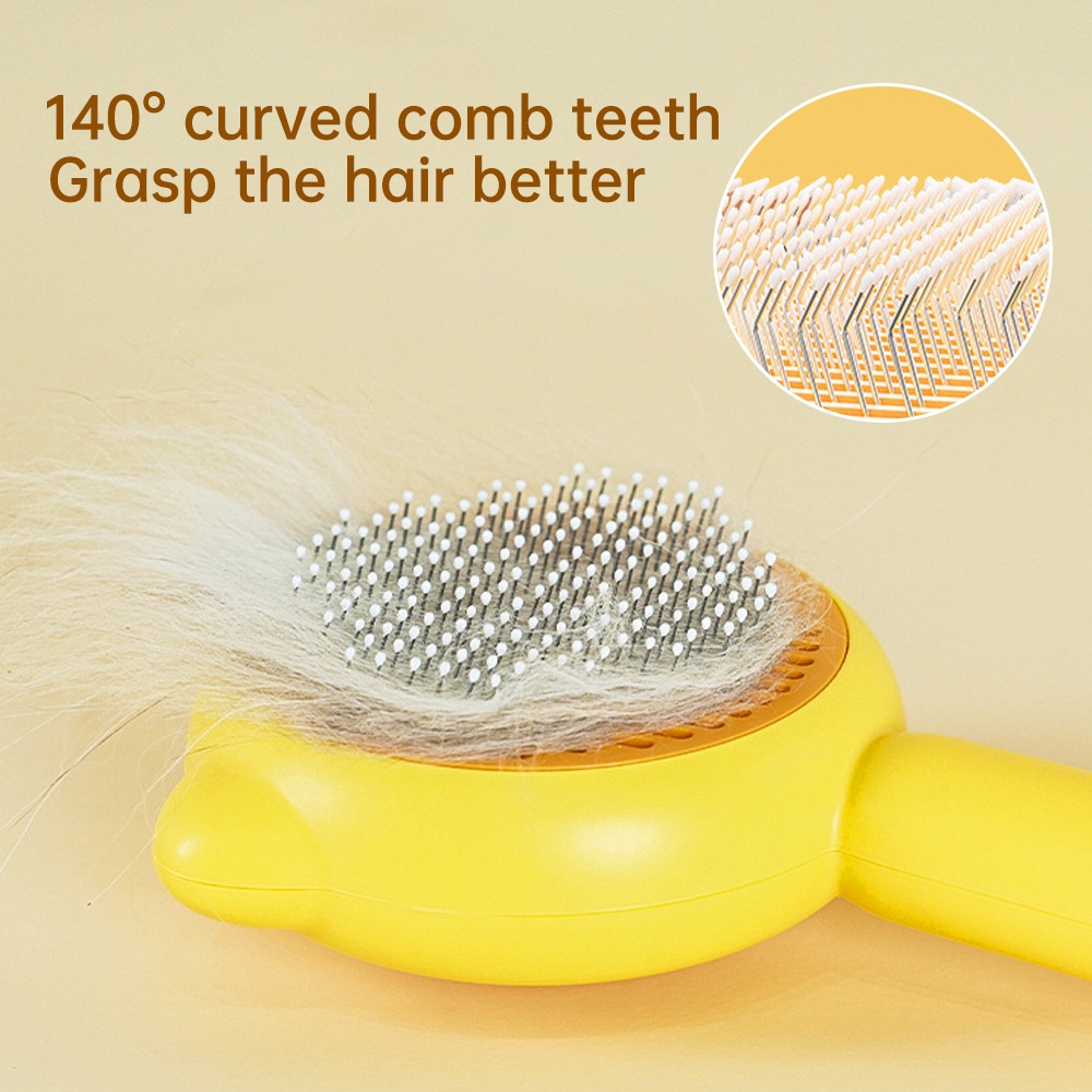 Mới Lược Chải Lông Bằng Thép Không Gỉ Cho Thú Cưng