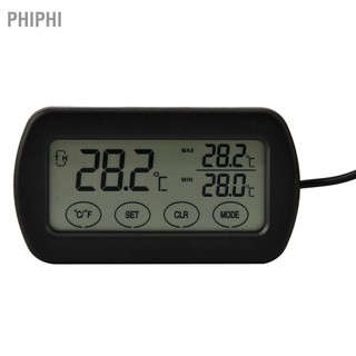 Phiphi màn hình lcd máy ấp trứng bể bò sát nhiệt kế kỹ thuật số đo độ ẩm