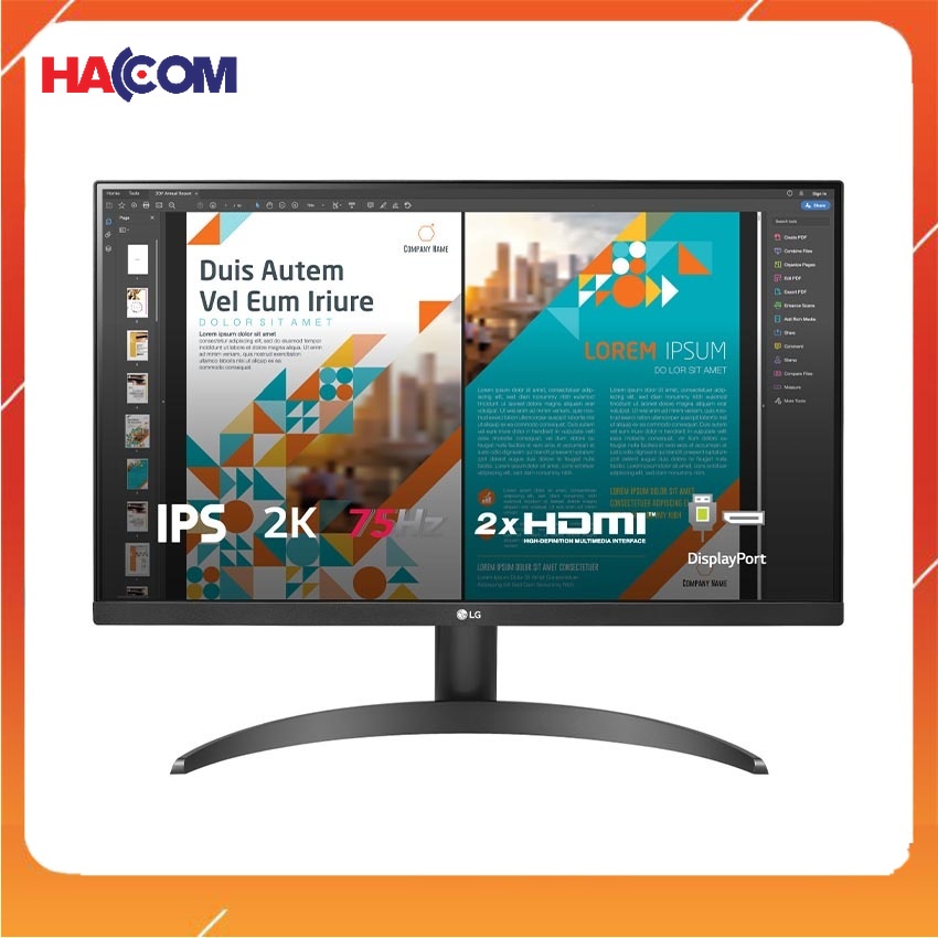 MÀN HÌNH LG 24QP500-B (23.8INCH/QHD/IPS/75HZ/5MS)