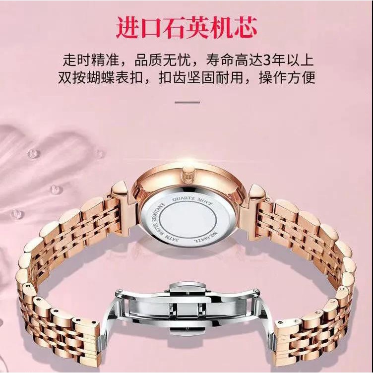 Đồng Hồ patek eggplant 719 Chống Thấm Nước Thời Trang Cho Nữ