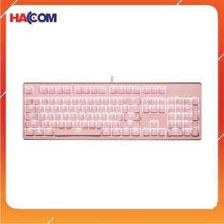 Bàn phím cơ edra ek3104 pink v2 - layout fullsize 104 phím, dây cáp có thể tháo rời