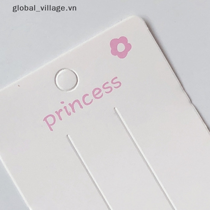 Set 50 Thẻ Kẹp Tóc Trưng Bày Trang Sức Thời Trang