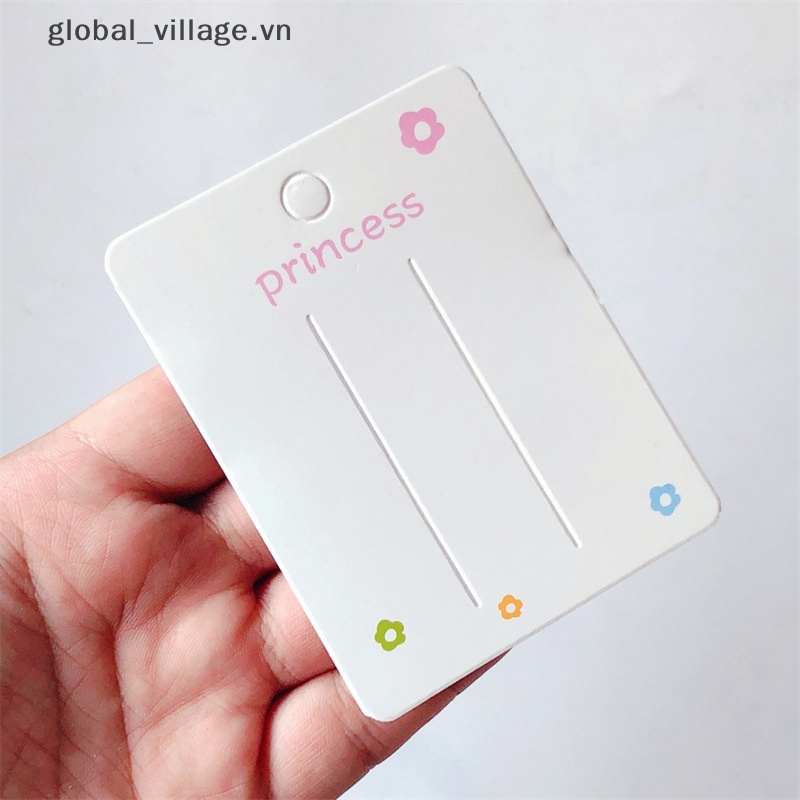 Set 50 Thẻ Kẹp Tóc Trưng Bày Trang Sức Thời Trang