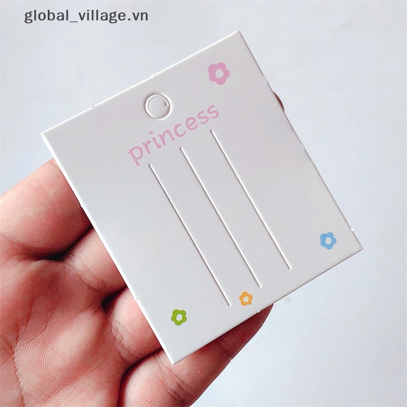 Set 50 Thẻ Kẹp Tóc Trưng Bày Trang Sức Thời Trang