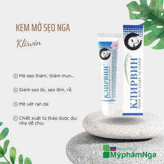 Kem xóa mờ sẹo Nga Klirvin - date mới nhất - Kem sẹo Nga