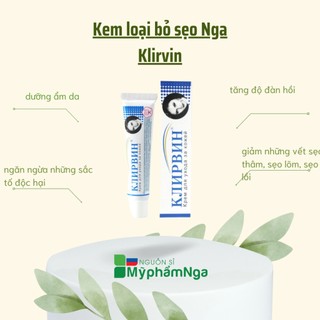Kem xóa mờ sẹo Nga Klirvin - date mới nhất - Kem sẹo Nga