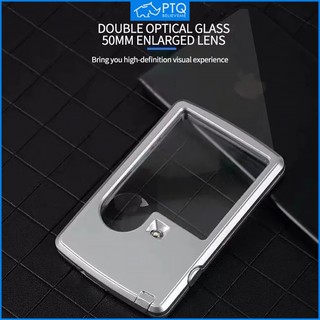 Kính lúp đọc sách phóng đại có đèn led tiện dụng