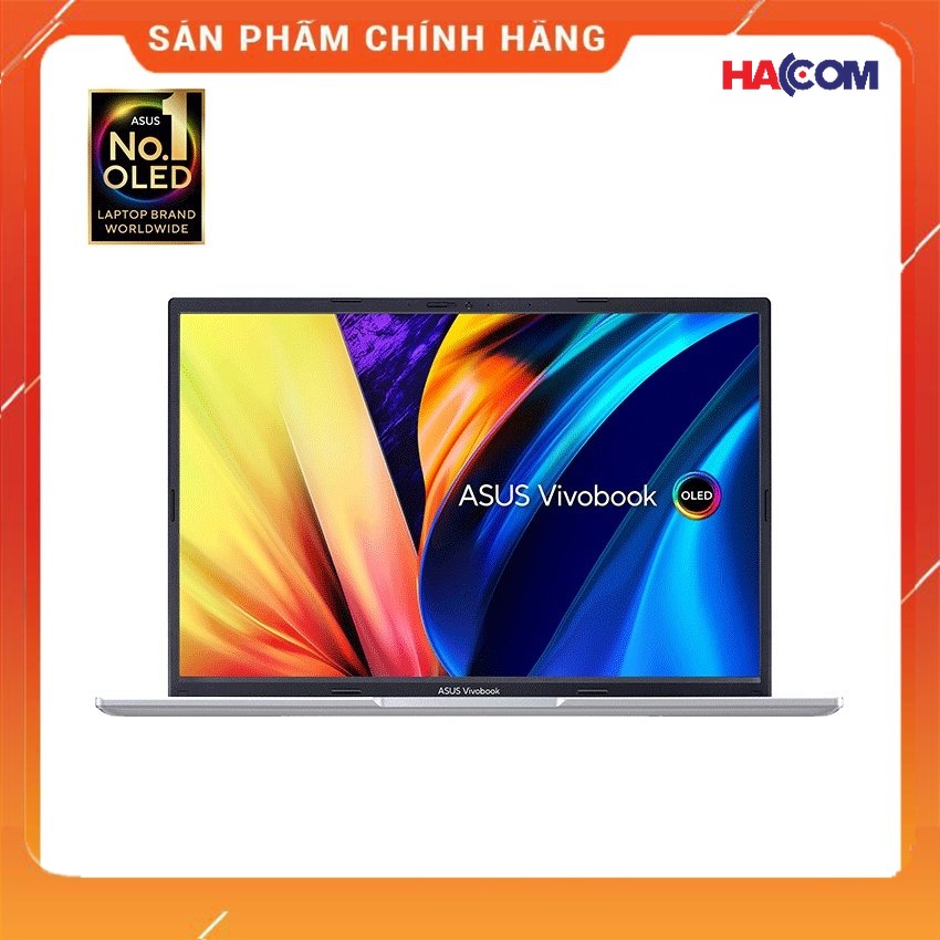Laptop Asus VivoBook M1503QA-L1044W (R7 5800H/8GB RAM/512GB SSD/15.6 FHD Oled/Win11/Bạc) - bảo mật vân tay, màn OLED