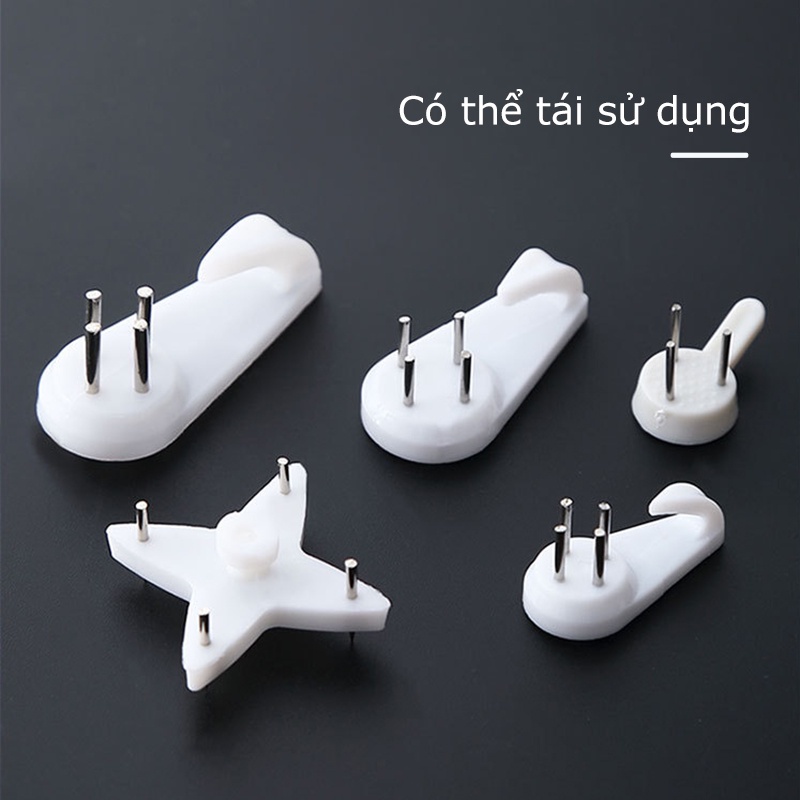 G78 Đinh ba chân, đinh treo ảnh, đinh đóng tường không cần khoan tường (nhiều cỡ) 10 cây  GARIN