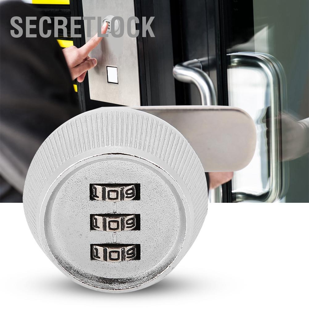 SecretLock 105 Hợp kim kẽm Cơ khí 3 chữ số Kết hợp mã Cam Khóa hóa Mật khẩu tủ