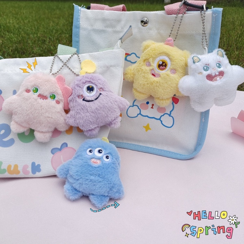 Móc Khóa Gấu Bông / Búp Bê Hoạt Hình Trang Trí Xe Hơi / Làm Quà Tặng Cho Bé