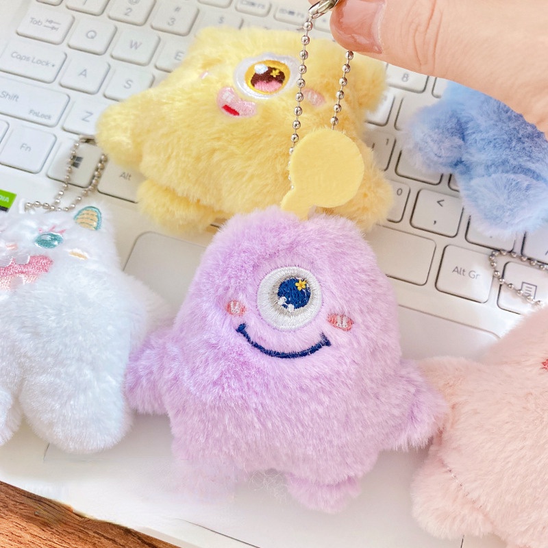 Móc Khóa Gấu Bông / Búp Bê Hoạt Hình Trang Trí Xe Hơi / Làm Quà Tặng Cho Bé