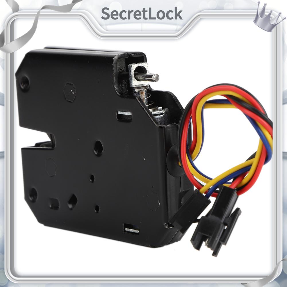 SecretLock DC 12V 2A Tủ Điều Khiển Điện Từ Ngăn Kéo Khóa Thép Đen