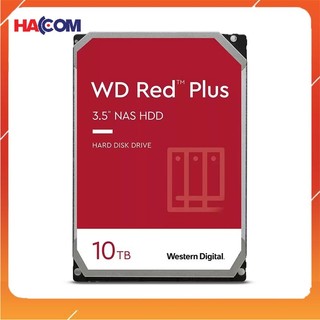 Ổ cứng HDD WD 10TB Red Plus 3.5 inch, 7200RPM, SATA, 256MB Cache (WD101EFBX) tối ưu cho hệ thống NAS.