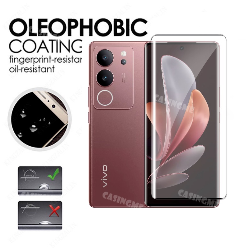 Kính Cường Lực 2 Trong 1 Bảo Vệ Toàn Màn Hình Cho vivo v29 5g 2023 vivov29 v29pro vivo v29 29v pro 5g vivov295g 2023
