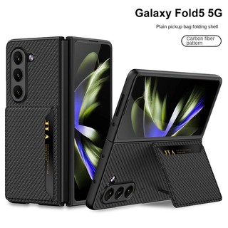 Bao Da Điện Thoại Cứng Chống Sốc Có Ngăn Đựng Thẻ Cho samsung galaxy z fold 5 fold5 5g Ốp