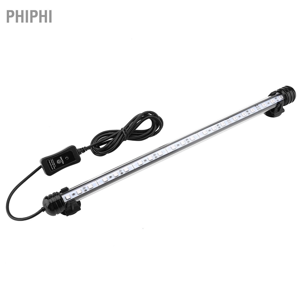PHIPHI Có hàng sẵn Đèn LED bể cá dày chịu nhiệt Ánh sáng trang trí hồ 110 ~ 240V