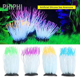 Phiphi mô phỏng nhân tạo silicon hải quỳ san hô trang trí cho bể cá