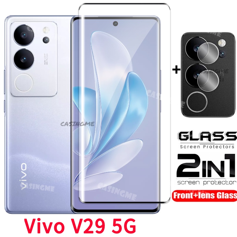 Kính Cường Lực Viền Cong Bảo Vệ Ống Kính Máy Ảnh Cho vivo v29 5g v29 29v pro 5g vivov29 v29pro vivov295g 2023