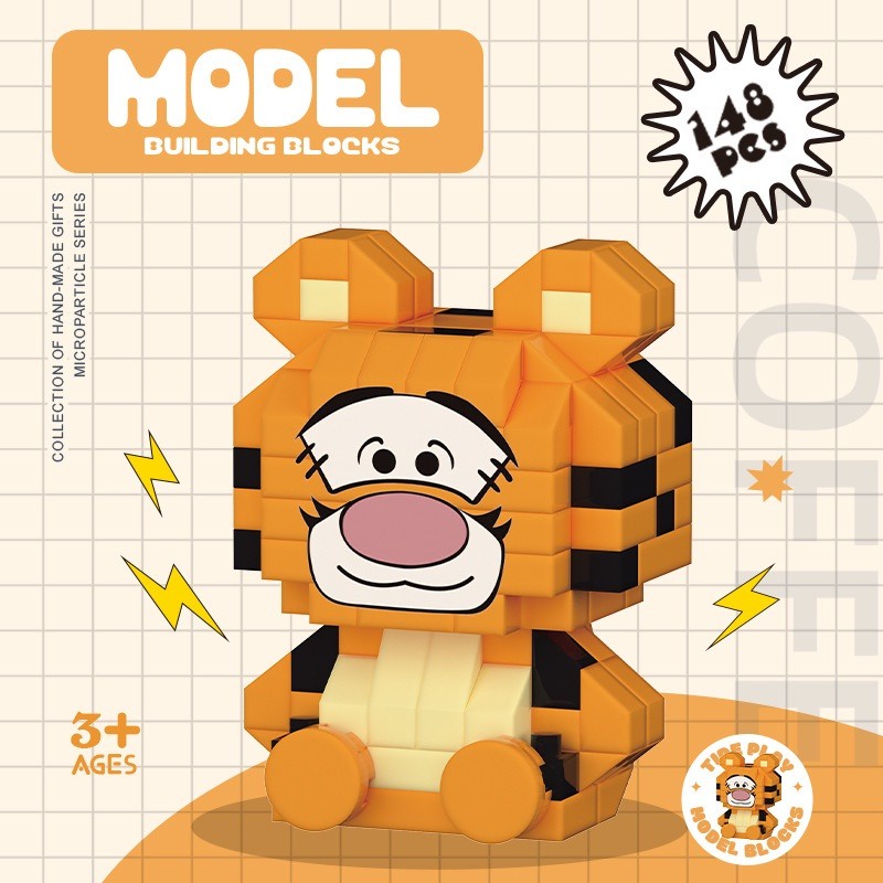 Bộ Đồ Chơi Lắp Ráp Hình Gấu Trúc Cho Bé