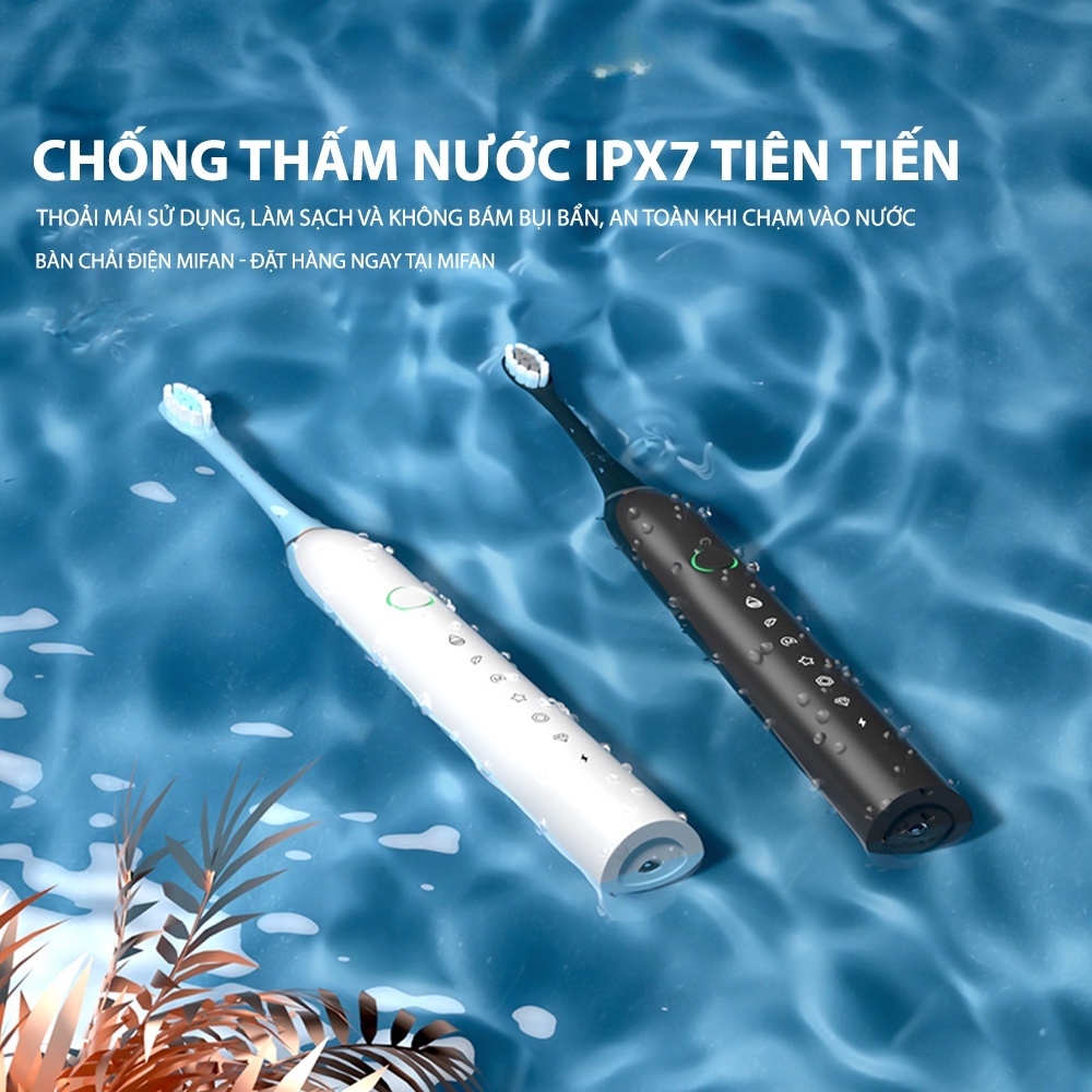 Bàn Chải Điện Sonic X2 Model - Máy đánh răng máy sóng âm công nghệ Đức - Tặng kèm 3 đầu thay thế