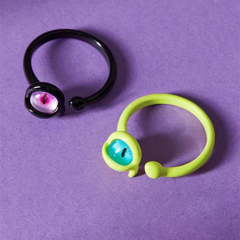 Ahellogirl Khuyên Tai Hở Hình Quái Vật Hoạt Hình Vui Nhộn Phong Cách Hàn Quốc 2023 Dành Cho Bạn Nữ