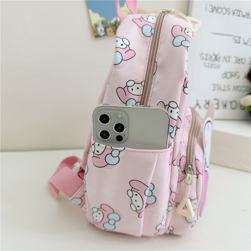 Sanrio Balo Vải oxford In Họa Tiết Hoạt Hình Dễ Thương Thời Trang Mùa Hè Cho Bé Mẫu Giáo