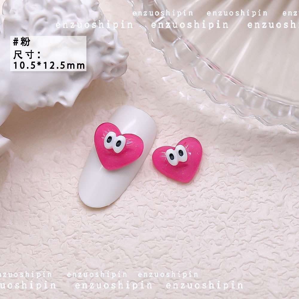 Phụ Kiện resin resin Hình Ngôi Sao Đám Mây Trái Tim Ngôi Sao Năm Cánh Hoạt Hình 3d dopamine diy