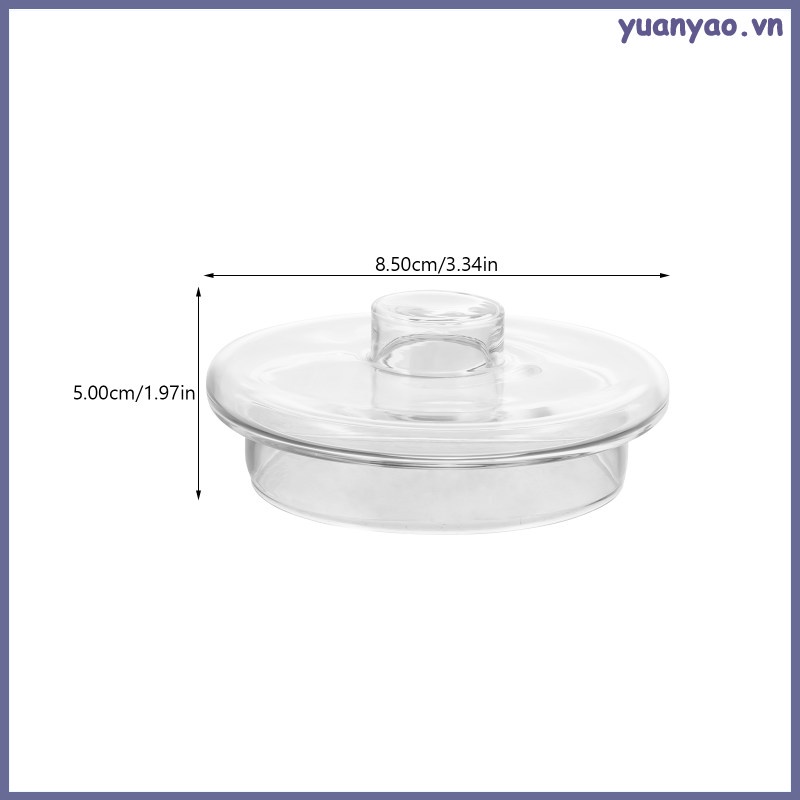 Nắp Ấm Trà Thay Thế Hình Hoa Lá Trong Suốt